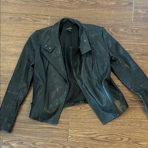Small 100% Leather Halogen Jacket